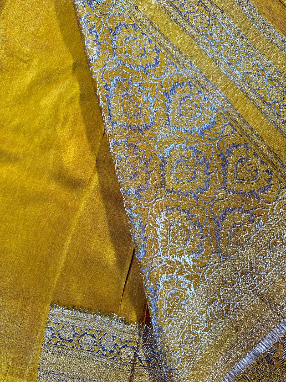 Banarasi Semi Silk Saree USA | Party Wear Saree  | Stitched Blouse Ready to wear