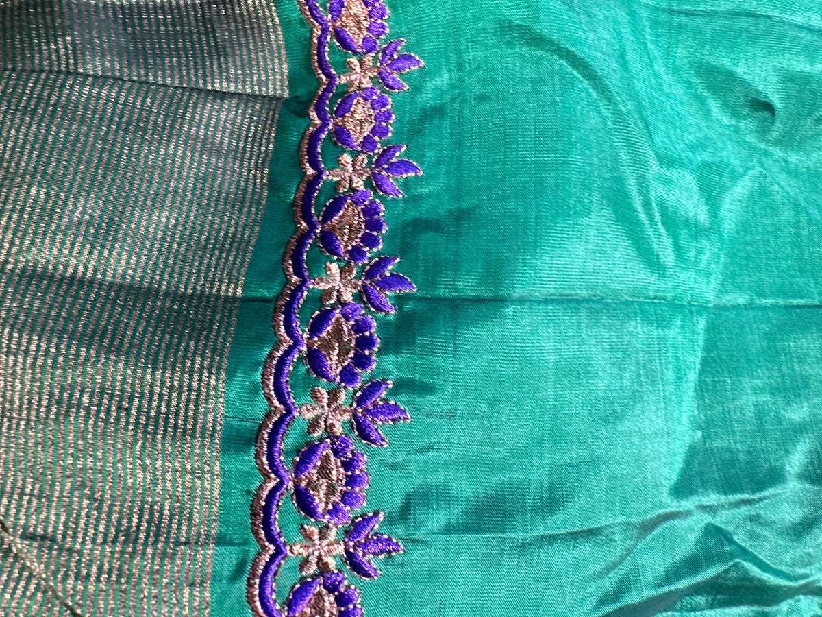 Handloom Pure Kanjivaram Silk Saree with Stitched Blouse | Wedding Saree With Stitched Blouse | Indian Party Wear Saree