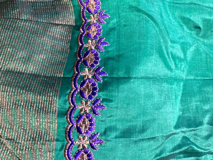 Handloom Pure Kanjivaram Silk Saree with Stitched Blouse | Wedding Saree With Stitched Blouse | Indian Party Wear Saree