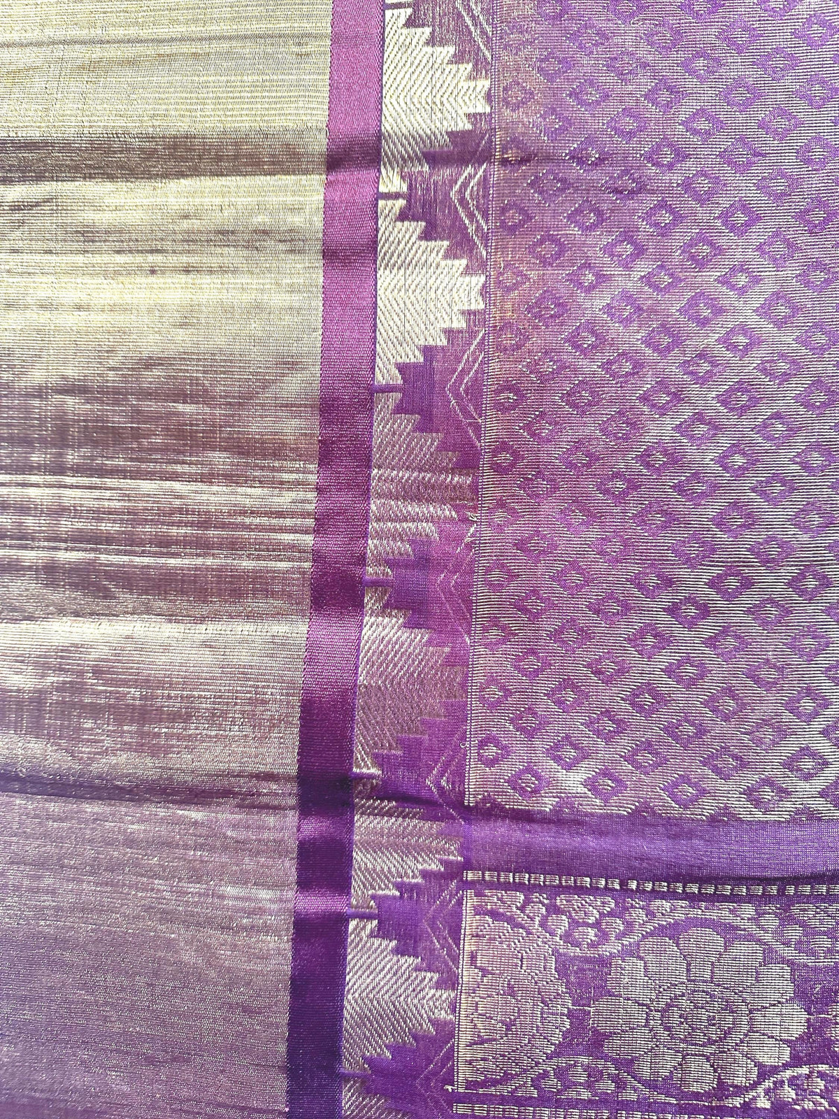 Handloom Traditional Pure Kuppadam Pattu Saree with Stitched Blouse. Partywear,  Wedding Wear Saree, Shipping from USA