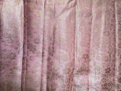Kanjivaram Semi Silk Saree with Stitched Maggam Work Blouse | Indian Wedding Saree | Ships From USA
