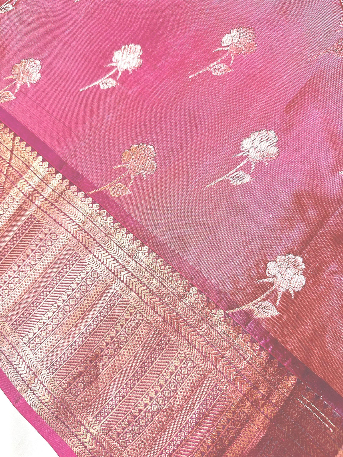 Handloom Kanjivaram Silk Saree with Stitched Blouse | Wedding Saree with Stitched Blouse | Indian Party Wear Saree