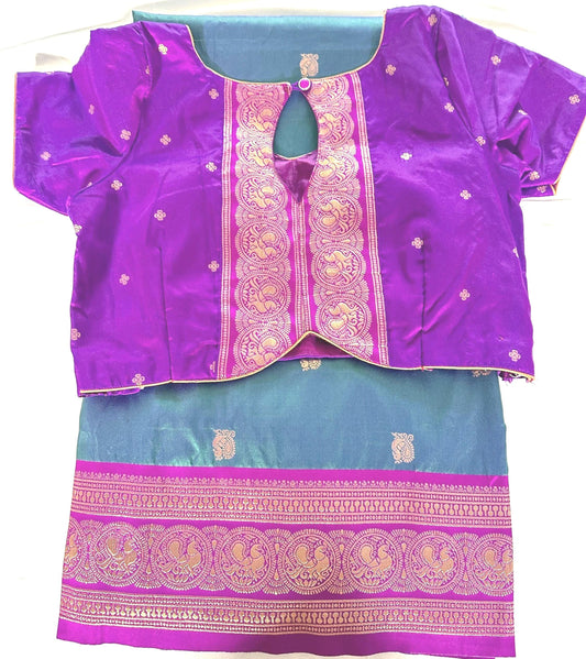 Banarasi Katan Semi Silk Saree with Allover Butties | Weaving Border and Grand Pallu | Bridal Silk Saree | Party Wear Saree Ready to wear.