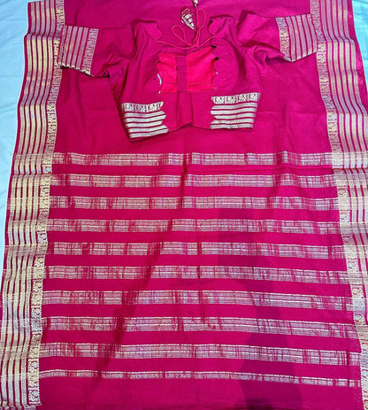Semi Mysore Crape Silk Saree with Stitched Blouse | Normal wear, Festive, Party Saree,  Other Colors Available| Indian S