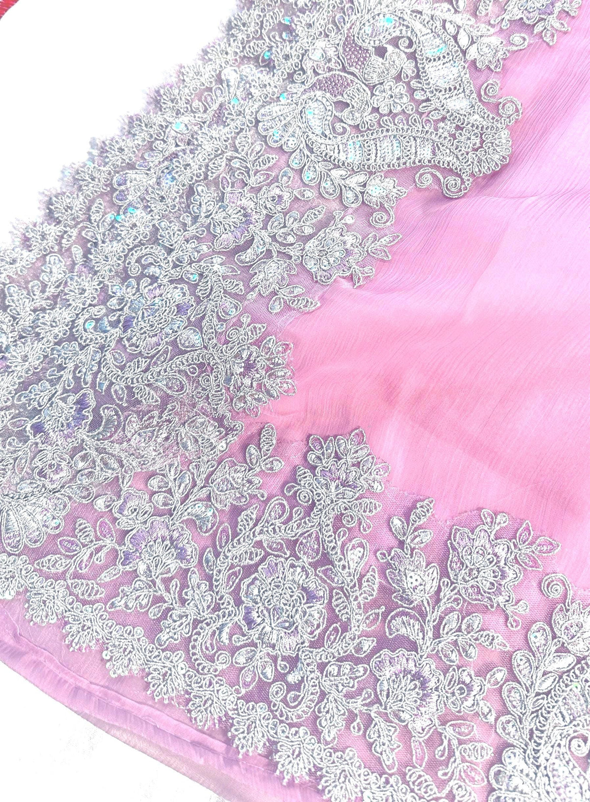 Pure Elegant Party Wear Saree with Stitched Designer Blouse - additional product photo 4